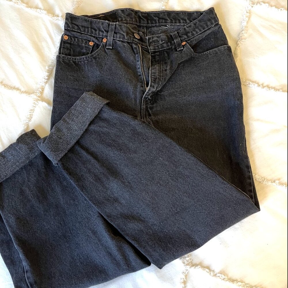 Levi's 512 Washed Black Size 25/26